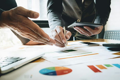 Sourcing professionals at work
